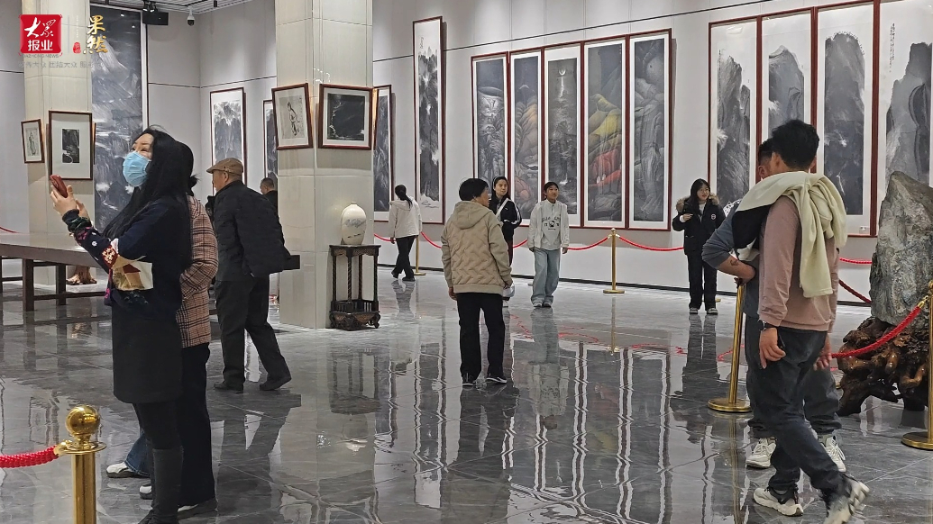 马年新春翰墨香 高唐巩德春美术馆成网红文化打卡地