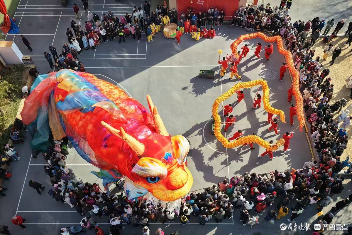 新春随手拍｜鳌鱼祥龙闹新春