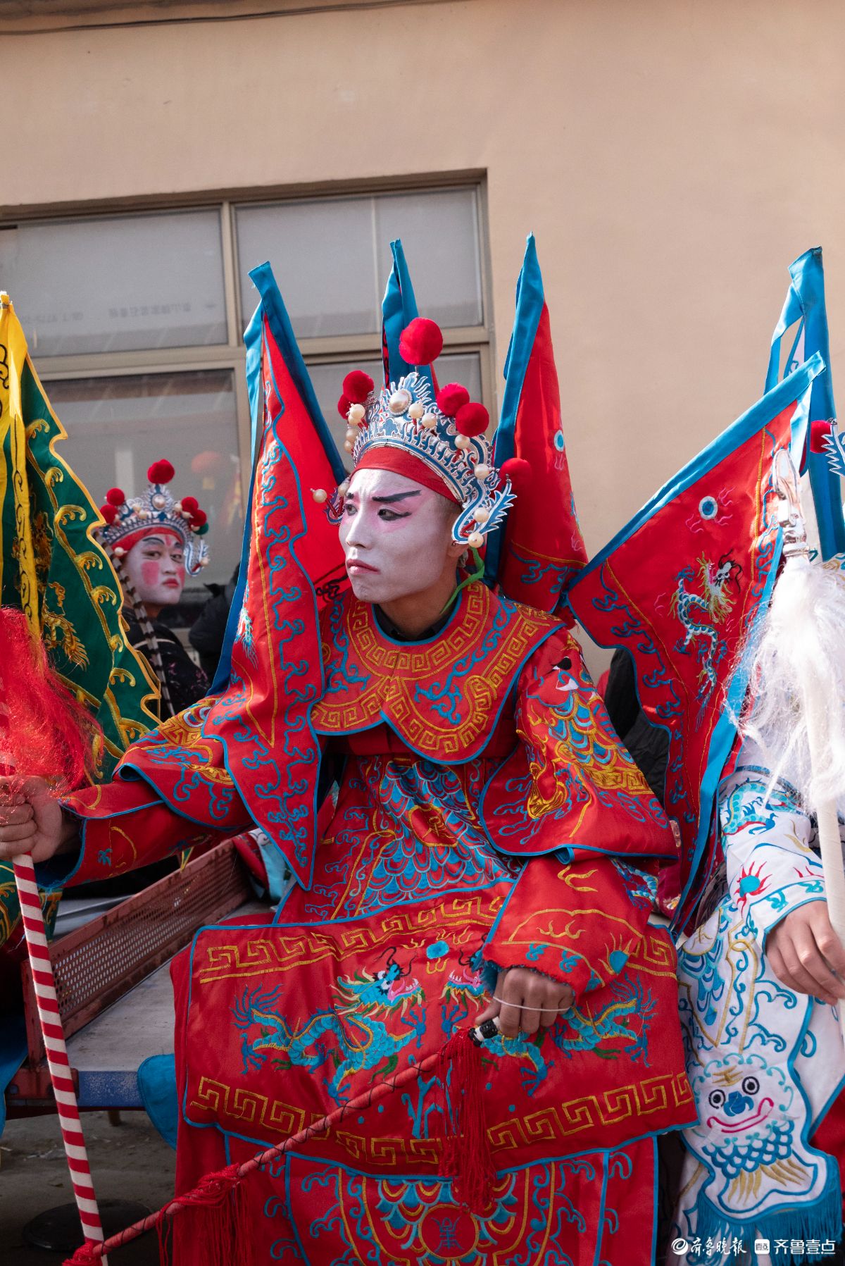 正月初五，沂水县诸葛镇大峪村“送火神”
