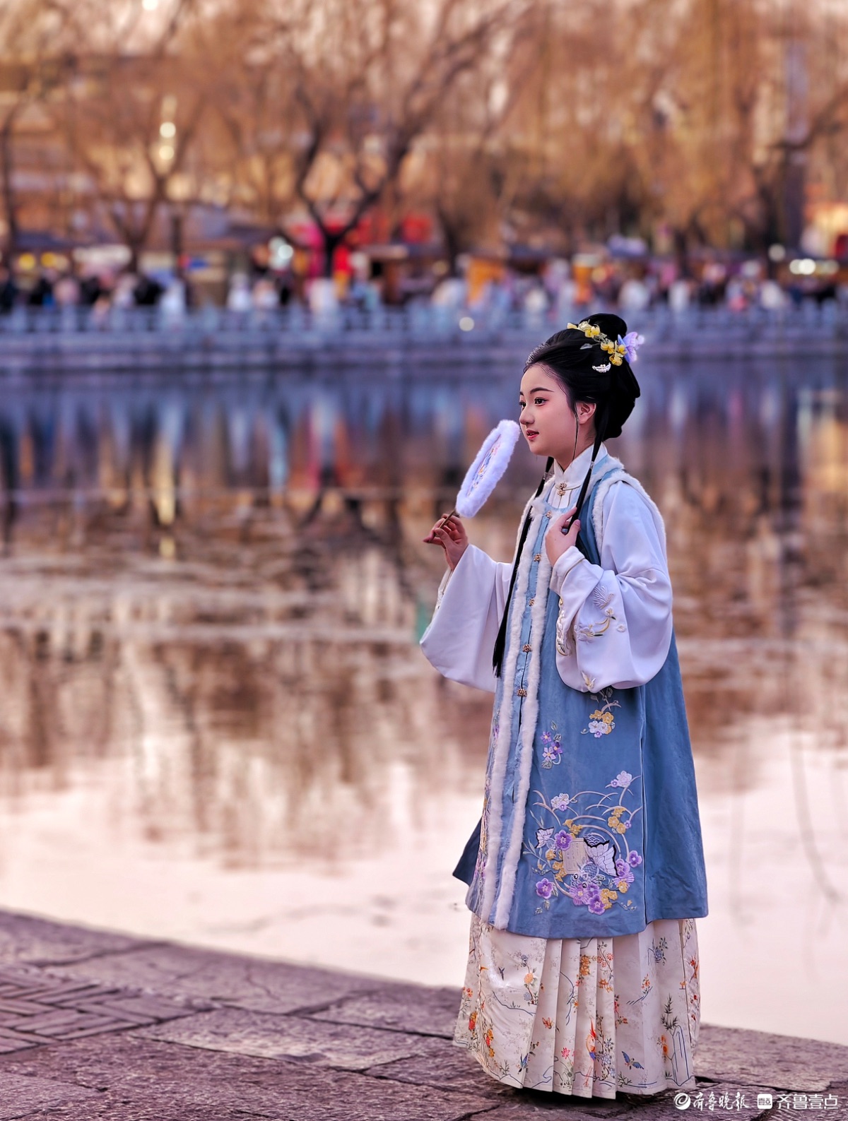 春天的百花洲，偶遇“小婉君”