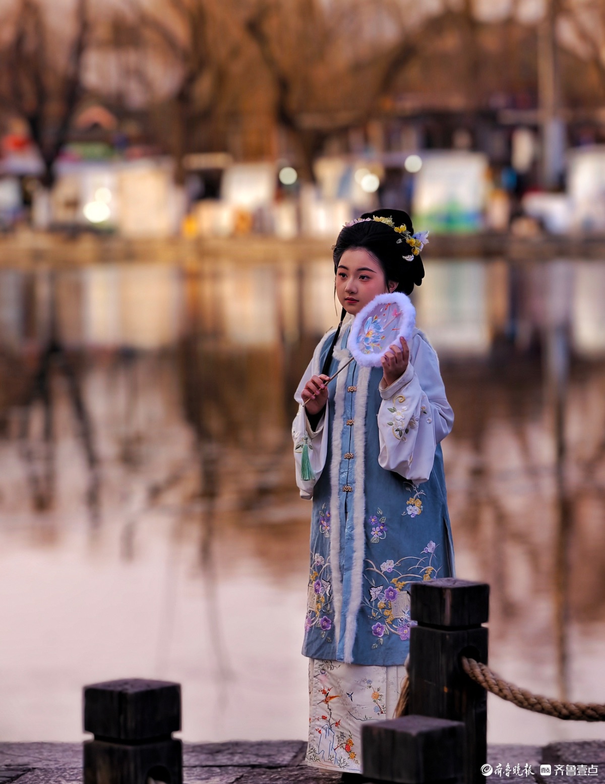 春天的百花洲，偶遇“小婉君”