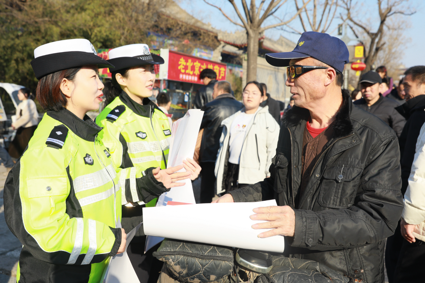 春节我在岗|被聊城执勤交警暖到了！外地游客频频点赞