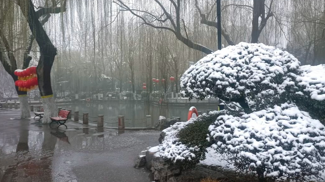 天气情报站|倒春寒！济南春日迎来降雪，出行路滑注意安全