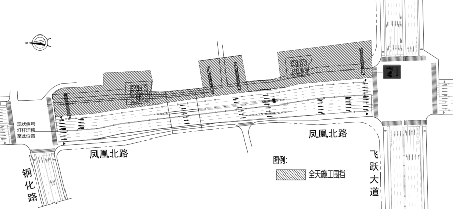 因济南凤凰黄河大桥南延工程施工 凤凰路部分路段将围挡施工两年