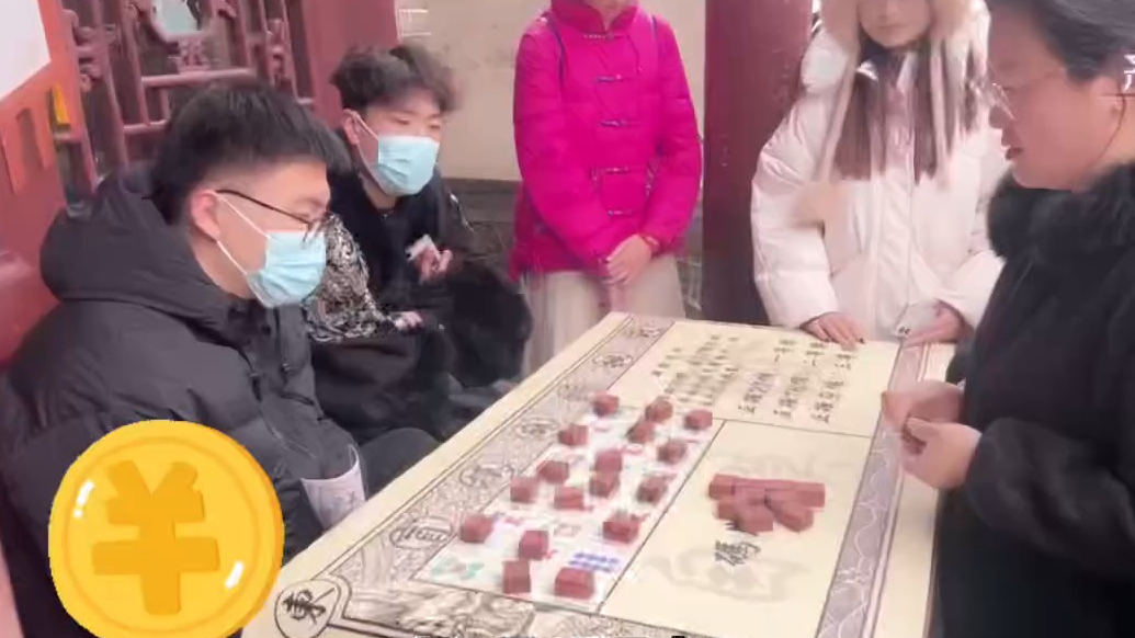 果然视频|正月十六赶蓬莱阁庙会！做游戏赢宝钞换好礼