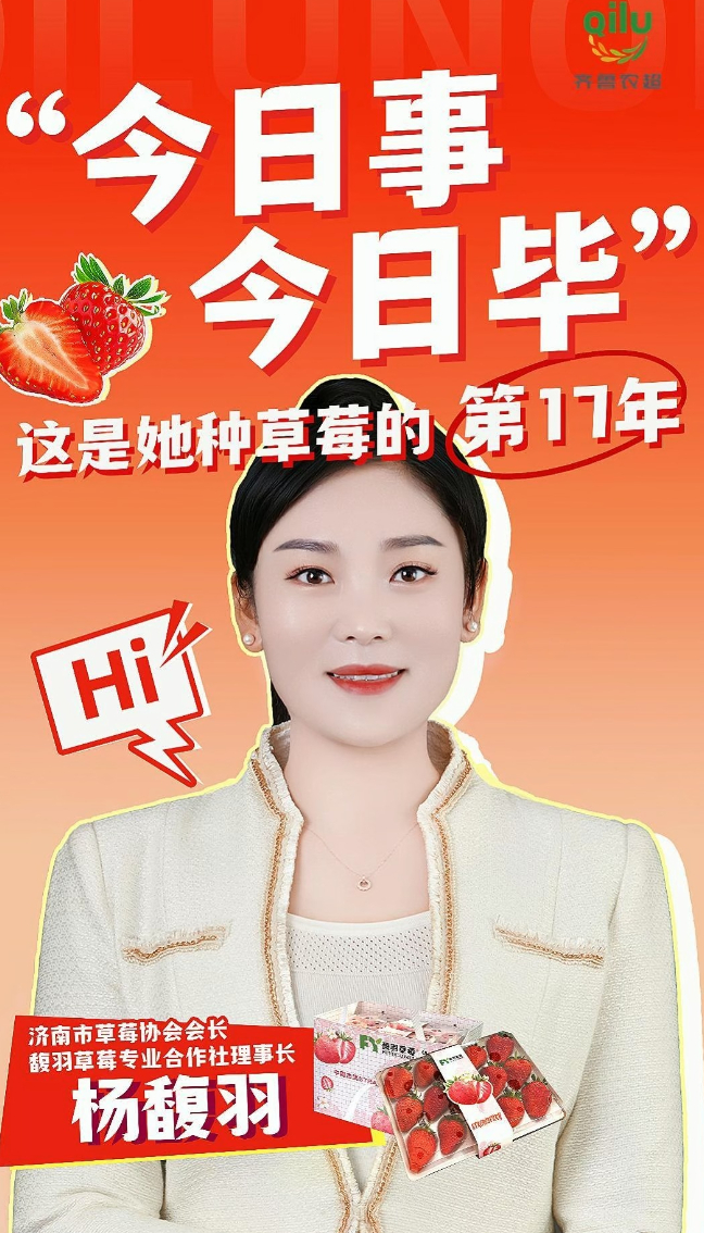 巾帼有为｜今日事今日毕，这是杨馥羽种草莓的第17年