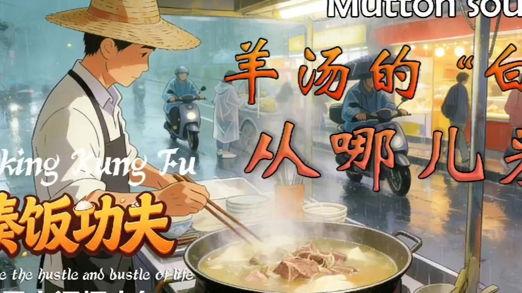 “揍”饭功夫Cooking Kungfu|羊汤的“白”从哪来