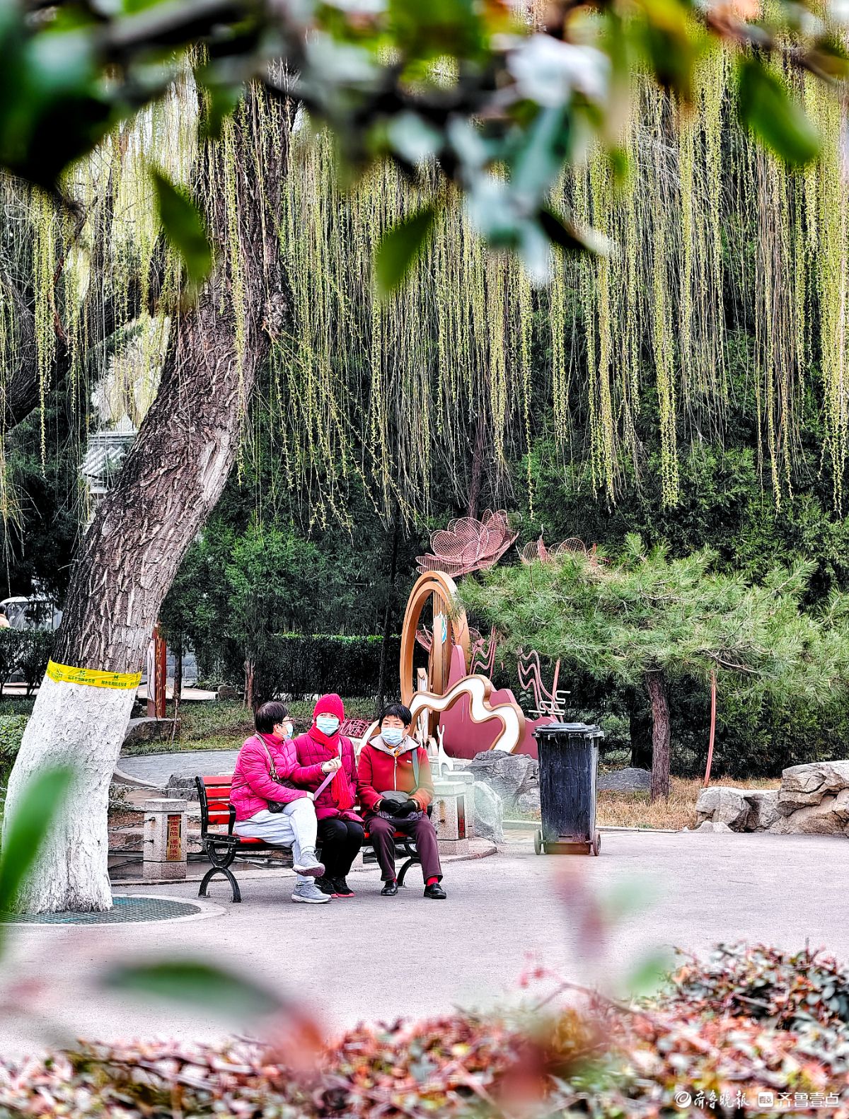 春天里的济南百花公园