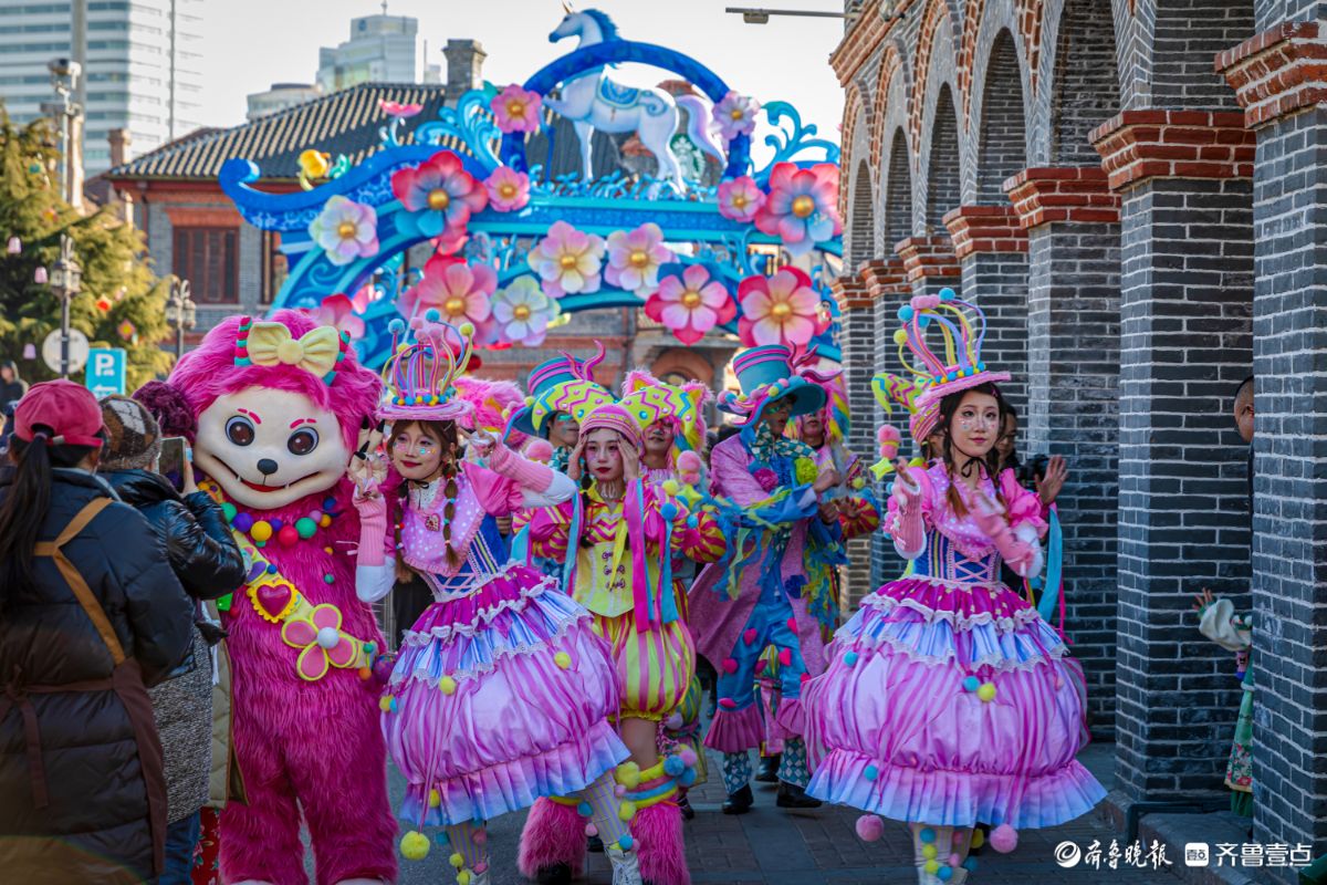 新春随手拍|“跳跳糖”跃动烟台山 