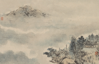 他的画既有修养也有功力