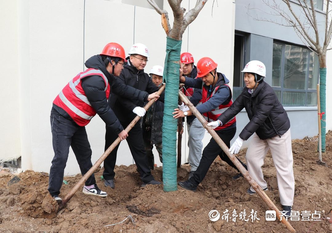 中铁建工二公司即墨中心城项目：植绿新家共建幸福安置区