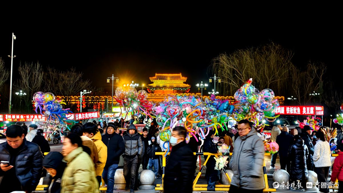 新春随手拍|惠民县孙武不夜城人气爆棚