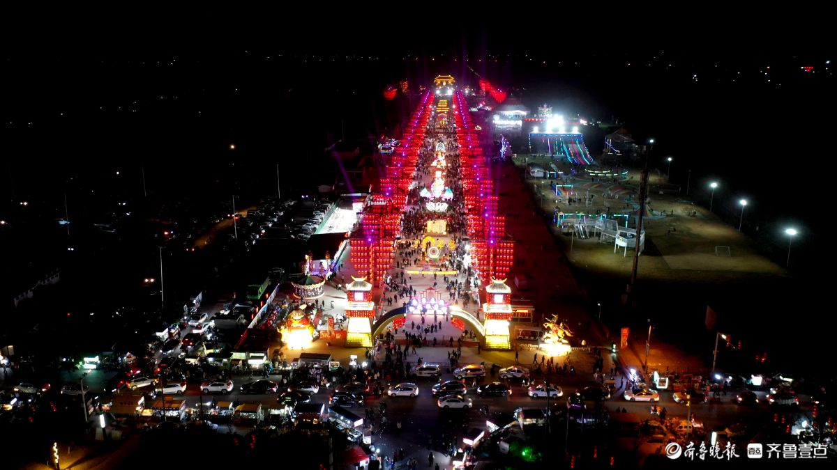 新春随手拍|惠民县孙武不夜城人气爆棚