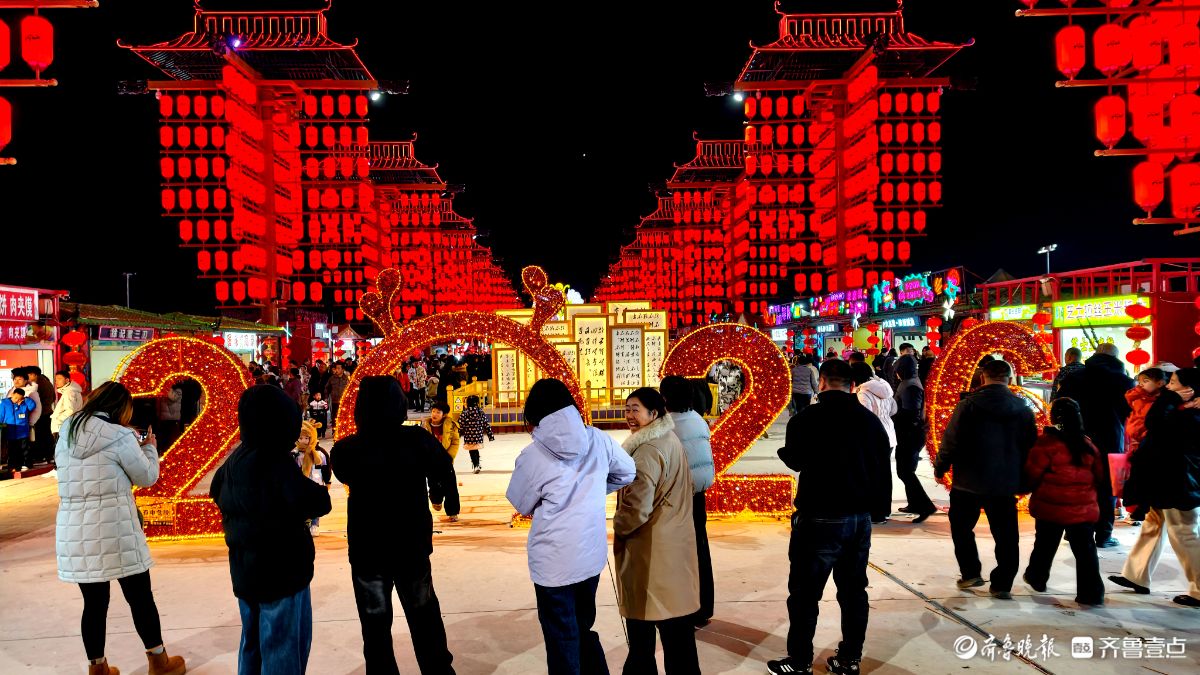 新春随手拍|惠民县孙武不夜城人气爆棚