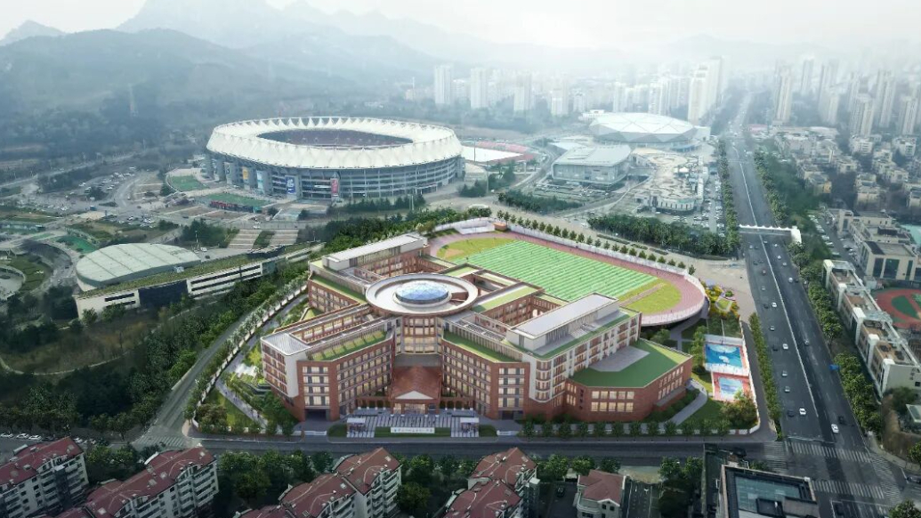 果然视频丨崂山一中将于4月30日完工，计划今年启动招生