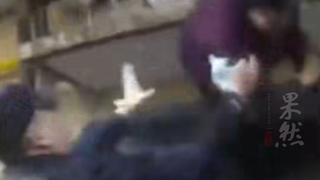 果然视频|患阿尔兹海默症老人突然跳下阳台，民警立刻冲上前接住