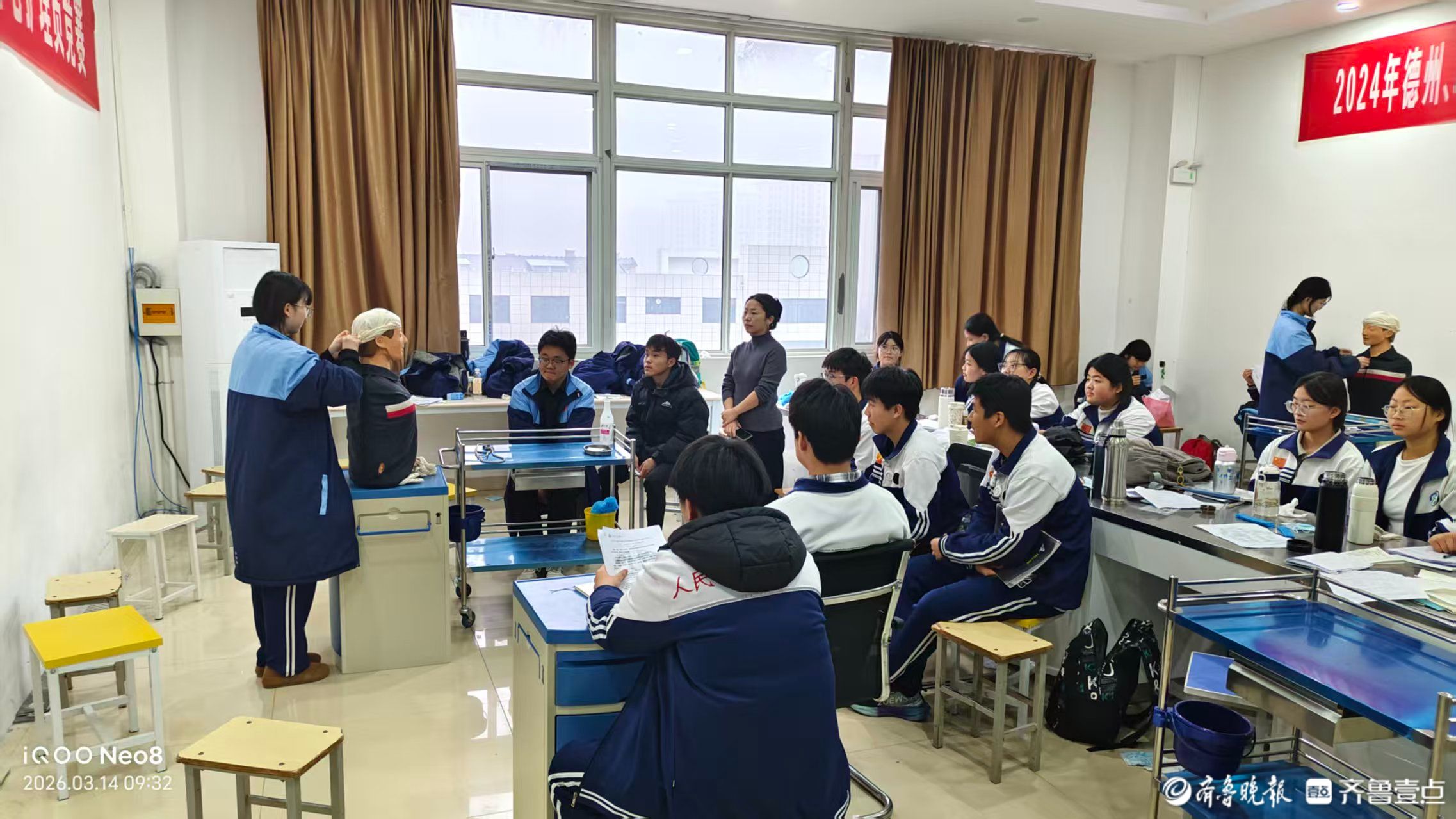 冠县职教中心全力备战春季高考技能考试