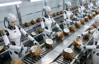 椰树集团招标50台机器人剥椰子