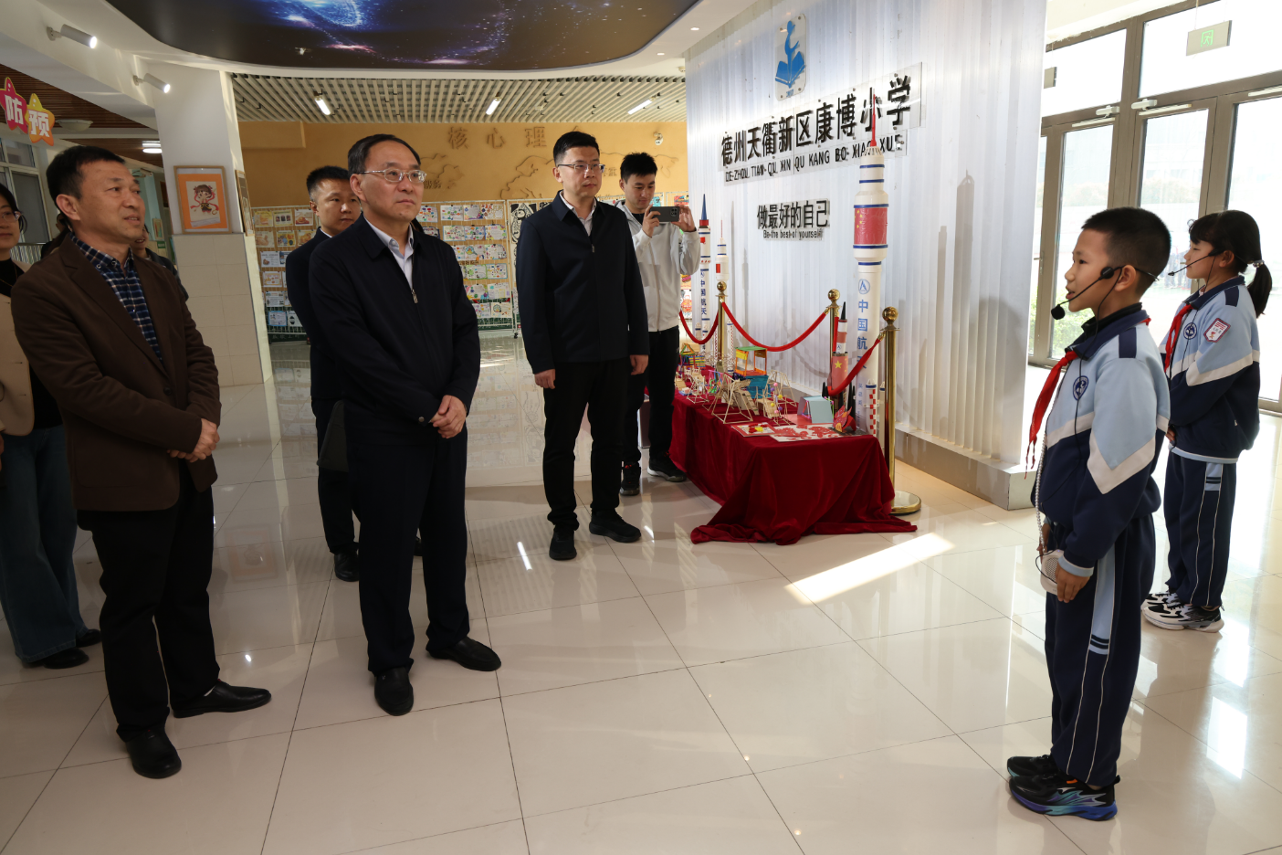 德州天衢新区康博小学“融・英语角”正式启动