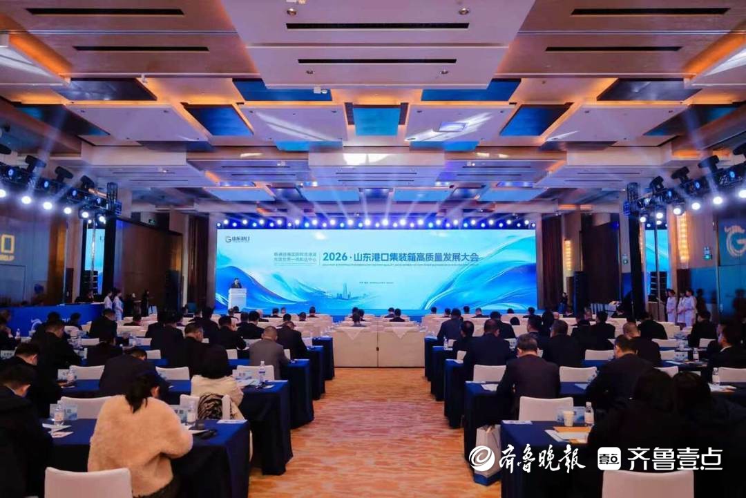 共建世界一流航运中心，山东港口集装箱高质量发展大会召开