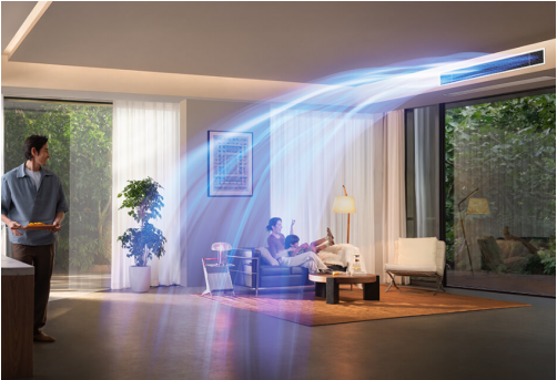 米家中央空调 强劲风 风管机 超3匹 超一级能效：大户型也能极速冷暖，全屋舒适体验