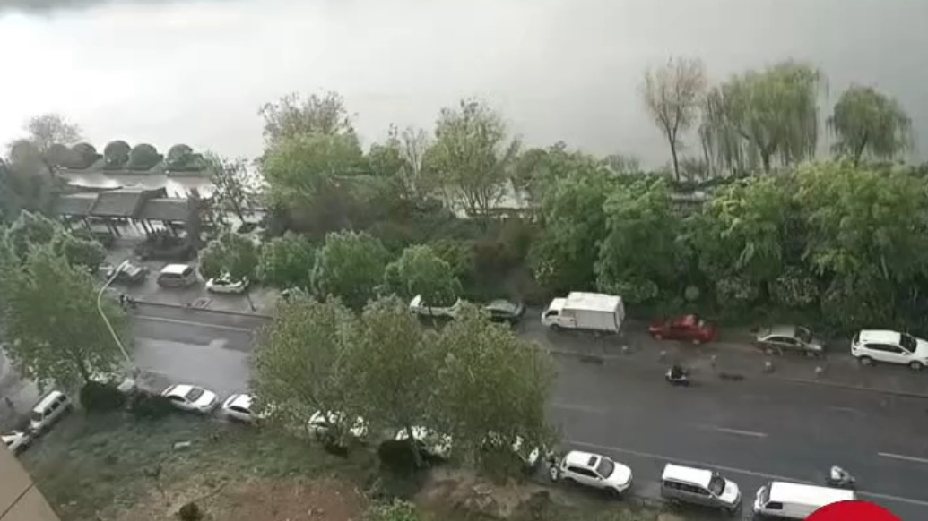 天气情报站|说下就下！济南刚刚突迎降雨，外出注意携带雨具