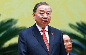 越共中央总书记、国家主席苏林从北京乘高铁赴广西参访