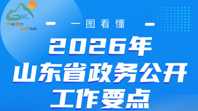 一图看懂 | 2026年山东省政务公开工作要点