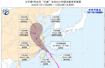重要天气预报！山东省气象台发布台风黄色、暴雨蓝色和海上大风黄色预警
