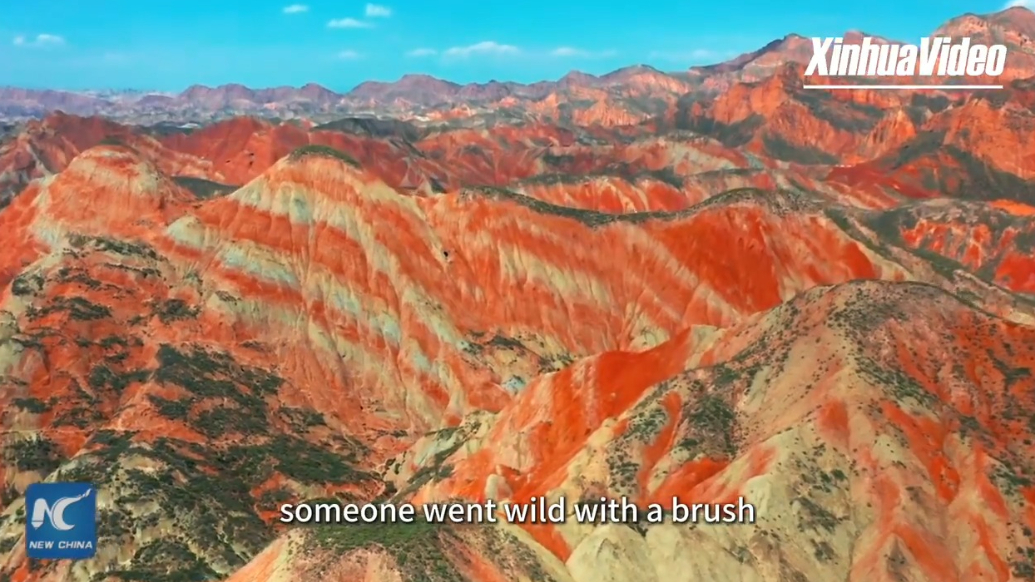 Walking through an ink painting in northwest China's Gansu