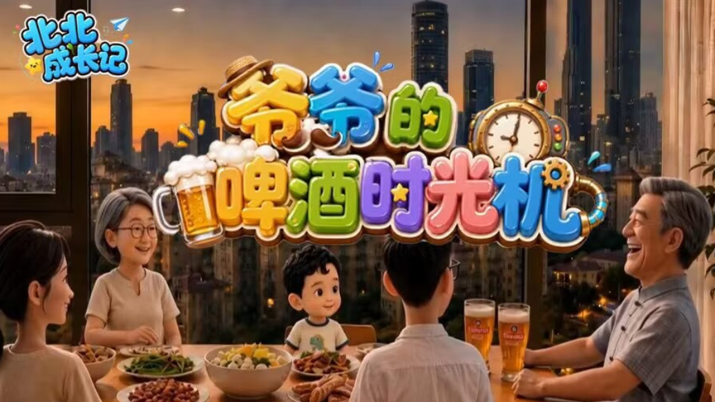 果然视频｜市北区原创漫剧《爷爷的啤酒时光机》播出