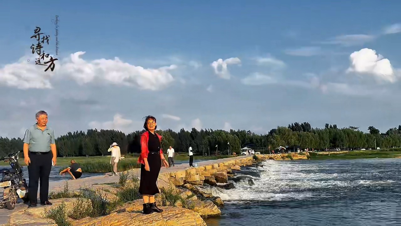 夏日奔腾不息的汶河水.摄影岱岳疏影