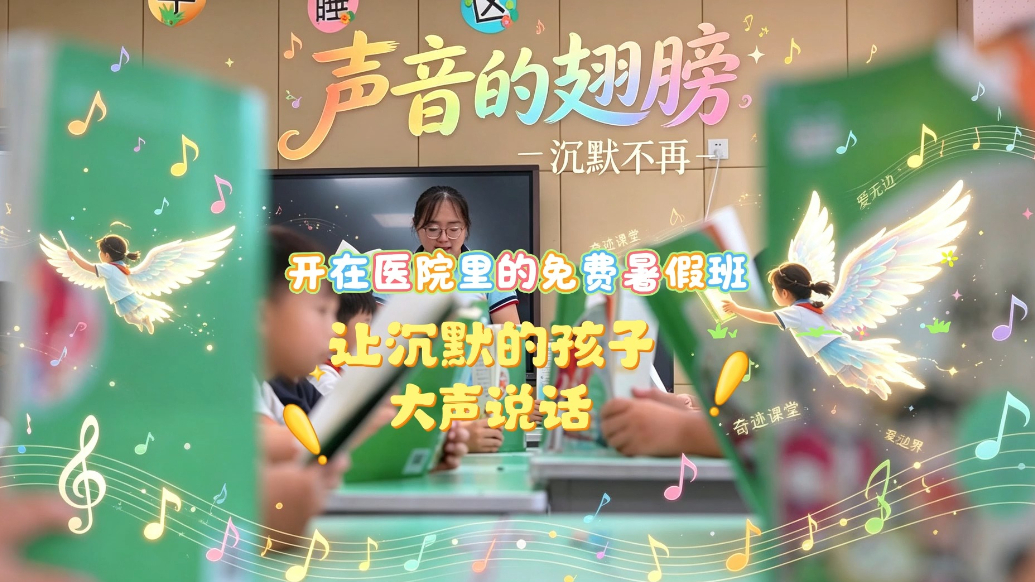 微纪录丨开在医院里的免费暑假班：让沉默的孩子大声说话