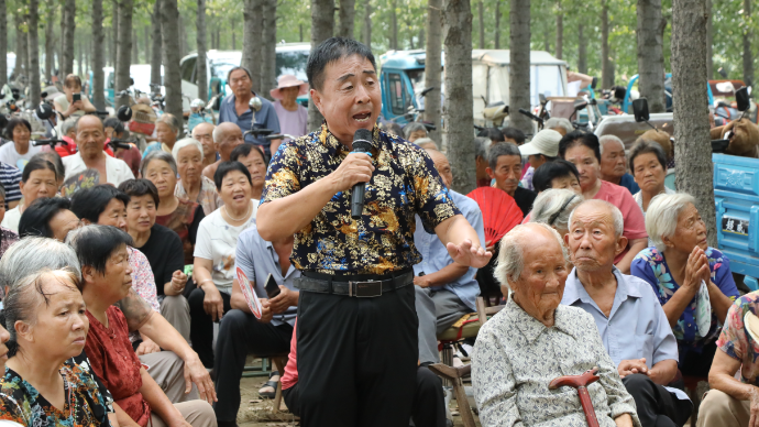 茌平文艺轻骑兵走进小树林 豫剧选段：自从你写信要下乡 