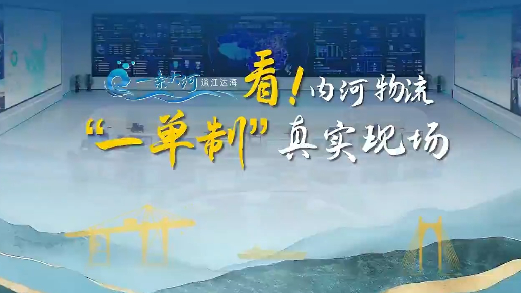 视频丨看内河物流“一单制”真实现场