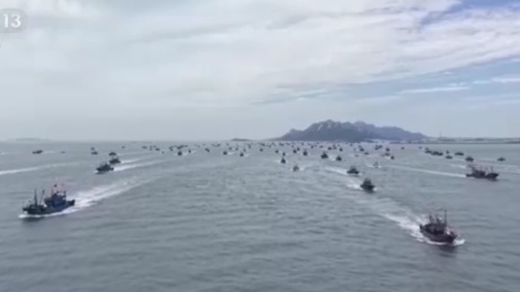 开海！黄渤海千帆出海，抢捕秋日第一鲜