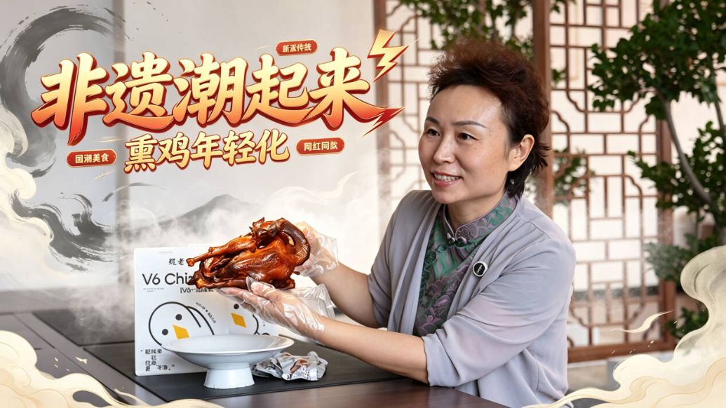 微纪录｜跳出礼品特产定位，“潮”起来的魏氏熏鸡更受热宠