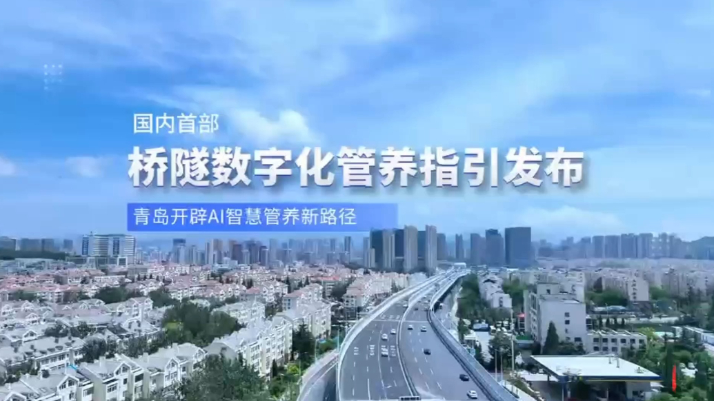 果然视频｜国内首部！青岛为桥隧管养定下“数字标尺”