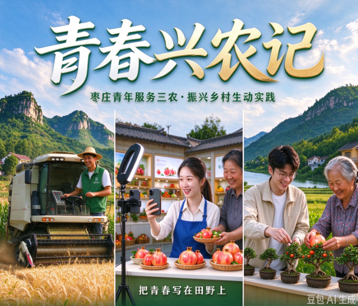 在“青春华章·强农报国”大思政课网络主题宣传活动开展之际，齐鲁晚报·齐鲁壹点枣庄融媒中心把镜头对准枣庄青年服务“三农”、振兴乡村的生动实践。他们扎根乡土，用新思维、新技术、新平台，把青春写在田野上。一起走近这些青年，感受强农报国的青春力量。