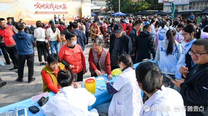 果然视频|济南“文明实践赶大集”火热开场