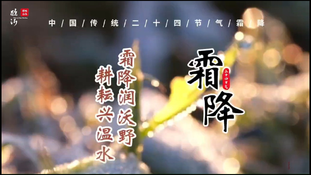 视听山东·平邑县温水镇 | 霜降
