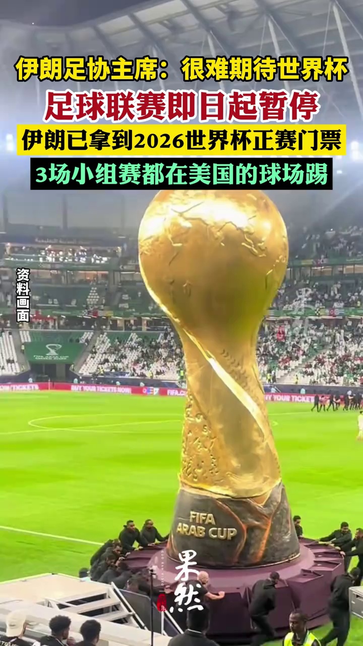 伊朗足协主席称很难期待世界杯了 伊朗若退出世界杯谁能替代