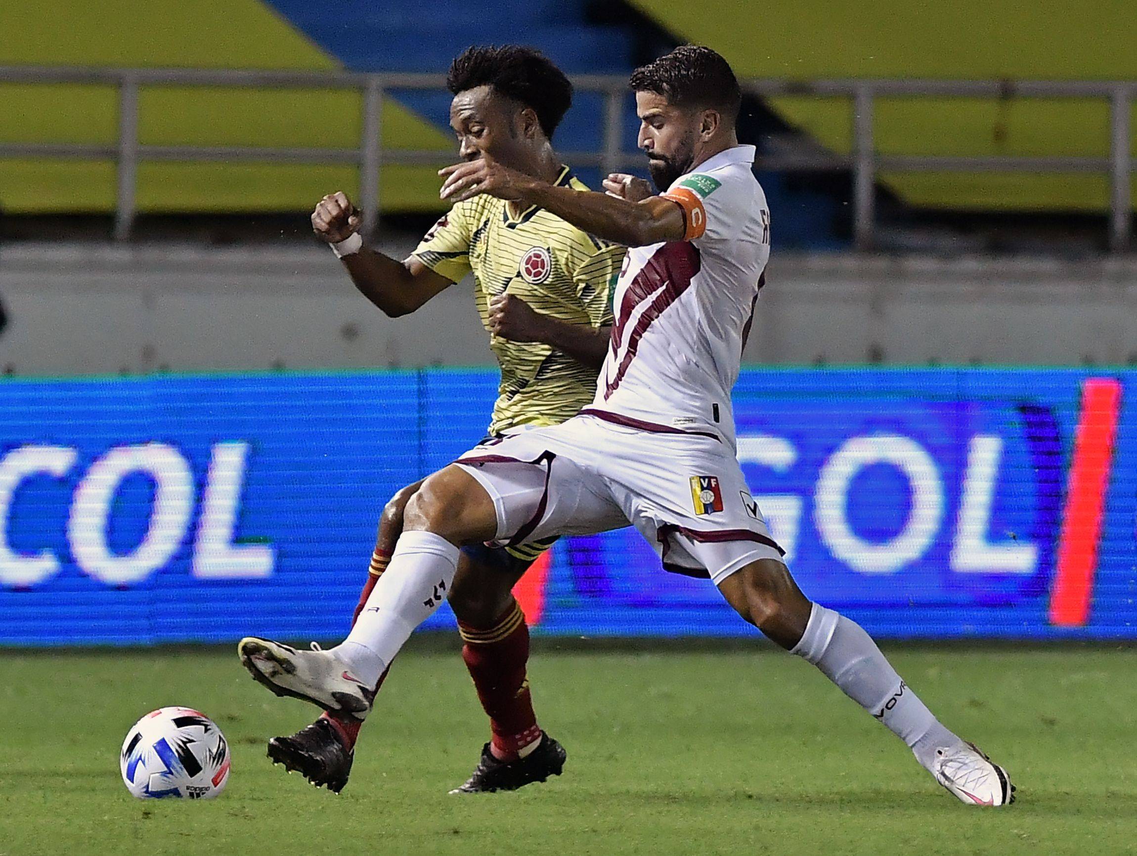 足球——2022世界杯南美区预选赛:哥伦比亚胜委内瑞拉
