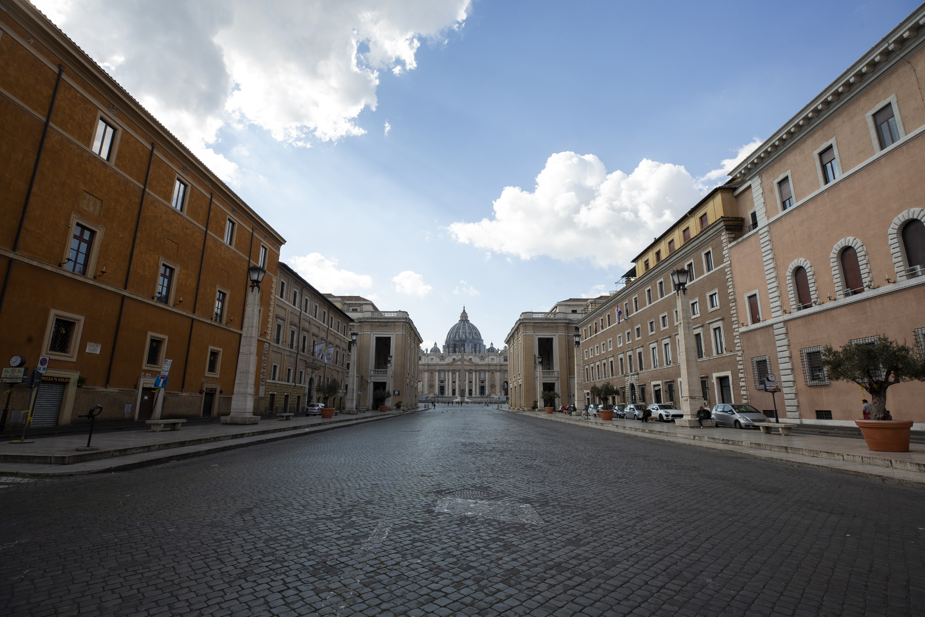 当地时间2020年3月15日,意大利罗马,自意大利新型冠状病毒疫情全面