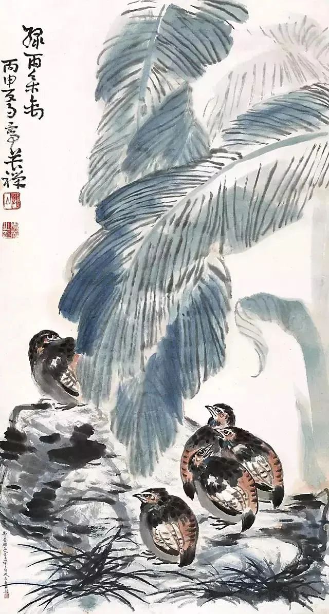 李苦禪作品《芭蕉鵪鶉》李苦禪作品《遠矚》更多精彩文章請搜索公眾號