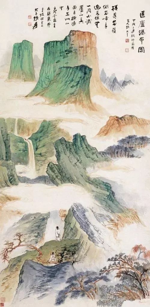 张大千画云海,精彩!