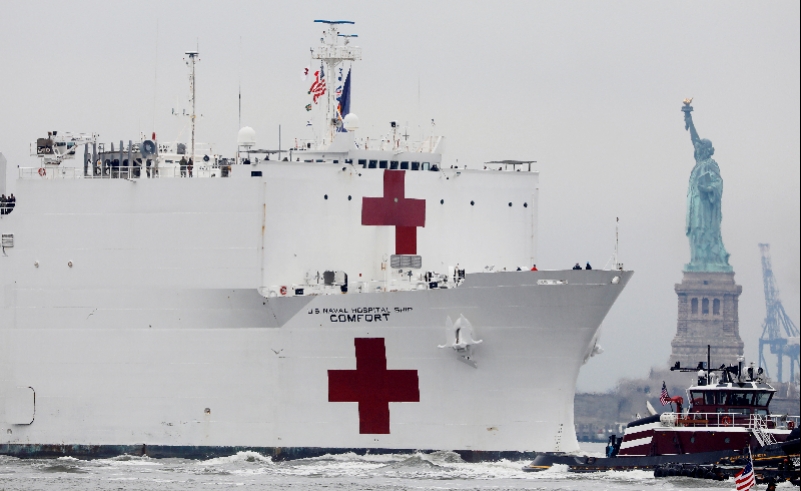 5天新增病例十万,美国将捱至暗两周;有男子隐瞒症状陪妻分娩