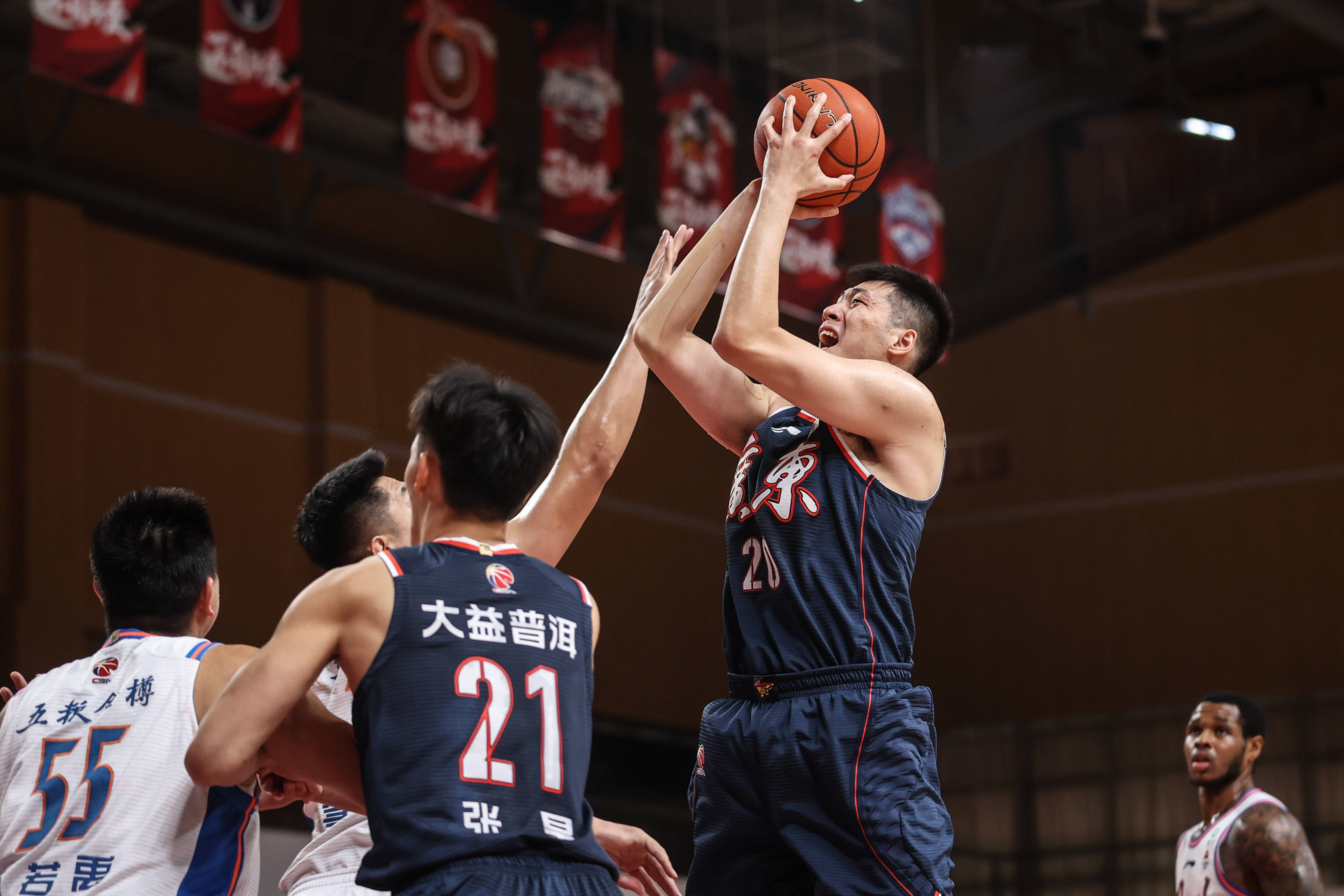 篮球——cba第二阶段:广东东莞大益对阵四川五粮金樽