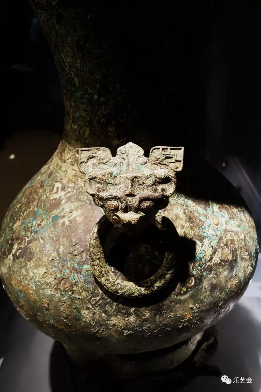 战国错金银立鸟几何纹尊:南博青铜器巡礼之四