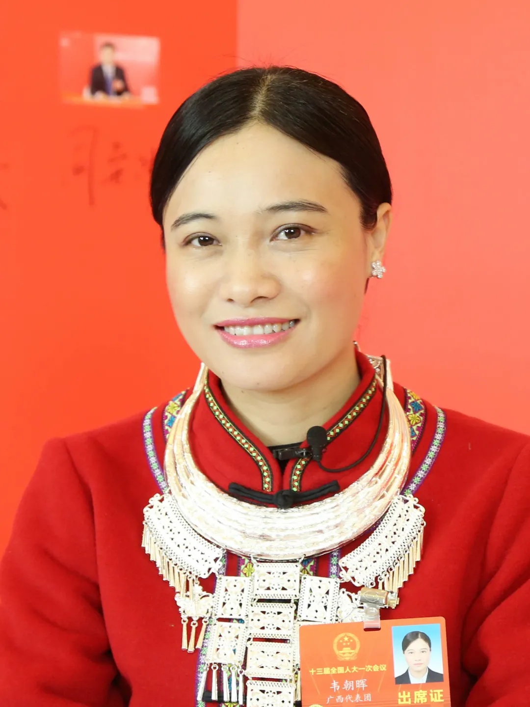 全国人大代表 广西壮族自治区河池市委常委 常务副市长 韦朝晖 日前